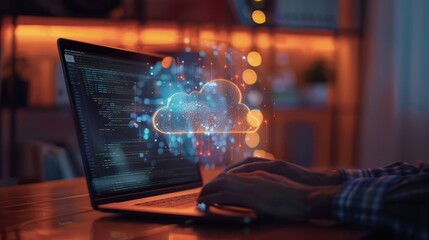 Cloud Computing for Remote Work from a Cozy Home Office