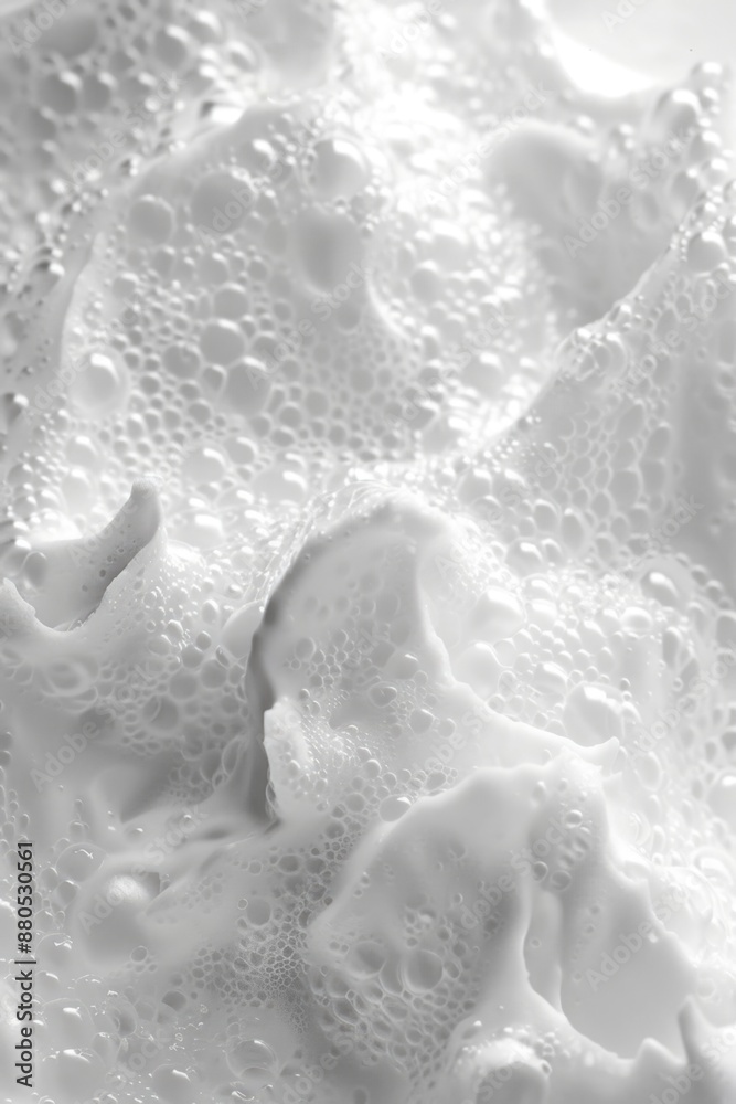 Poster a close-up shot of a white cloth with water droplets on it, suitable for use in scenes depicting wet
