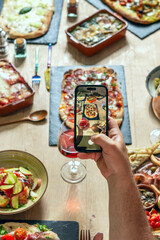 the beauty and flavor of the food in each image