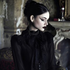 vampire inspired office fashion