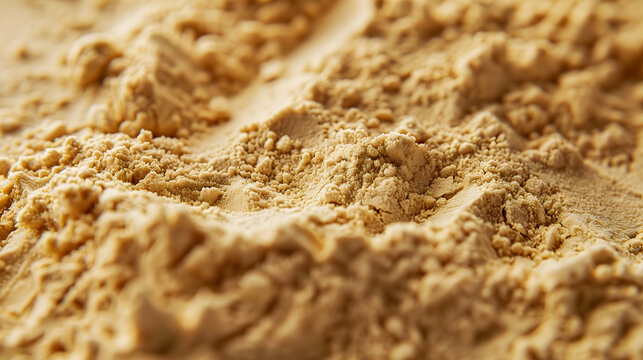 Une texture de poudre beige.