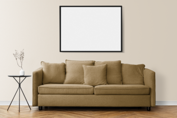 Photo frame png transparent mockup, wall decoration