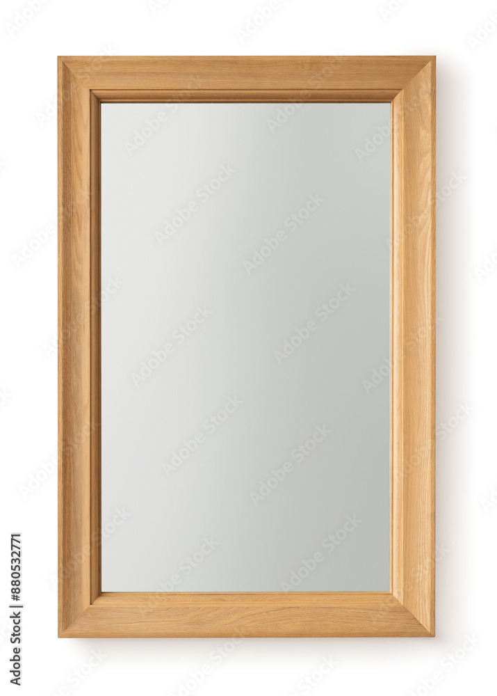 Canvas Prints modern wood frame png mockup with design space