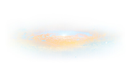 Spiral galaxy png collage element on transparent background