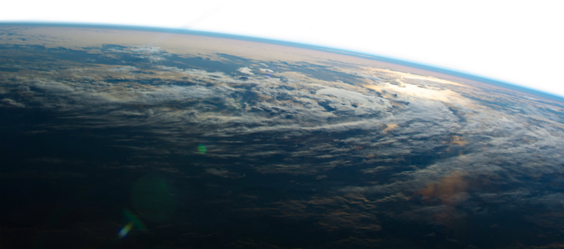 Earth surface png border, transparent background