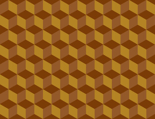 Abstract 3D Cubes dark HD background design vector EPS seamless geometric pattern