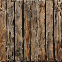 Close Up of a Wooden Fence