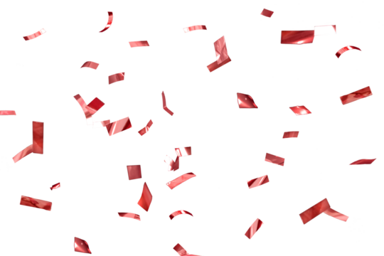 Red confetti patterned background design element