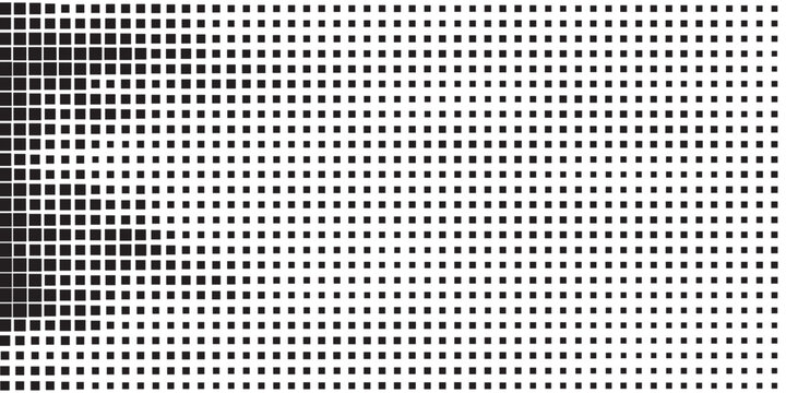 Pixel disintegration background. Decay effect. Dispersed dotted pattern