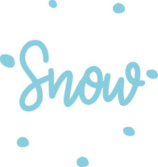 Snow - Abstract Circles Vector Graphic 