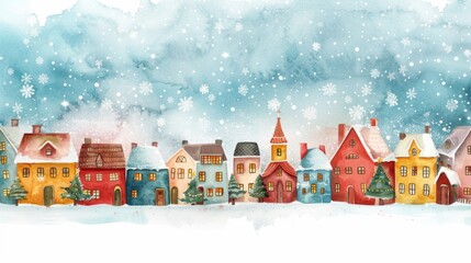Fototapeta premium House in the snow 