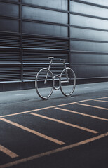 bicycle parking street in stockholm