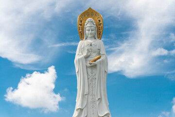 SANYA, HAINAN, CHINA Buddhist deity statue Guainin