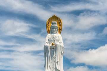 SANYA, HAINAN, CHINA Buddhist deity statue Guainin