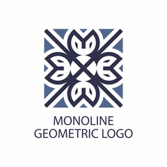 Minimal Tile and Monoline Pattern Designs for a Geometric Aesthetic
