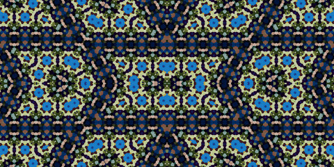 Rhombus seamless pattern. Woven texture