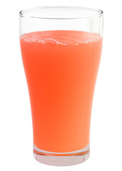 Juicy fruit punch in a glass design element