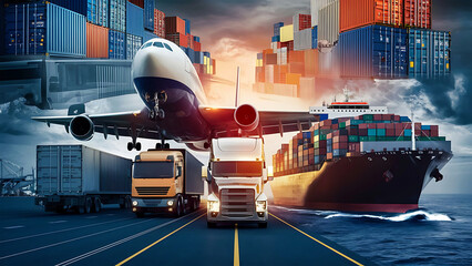 Global Business Logistics Import, Export, and Transportation Solutions. 