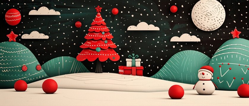 Handmade custom greeting cards with funny illustrations, cozy holiday setting, Watercolor, Charming and amusing