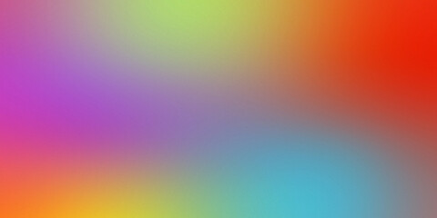 Blurred colored abstract background. Smooth transitions of iridescent colors. Colorful gradient. Rainbow backdrop.