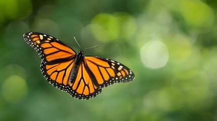 Fototapeta premium butterfly with blur background