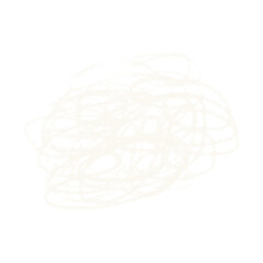 Messy line png sticker, squiggle transparent background