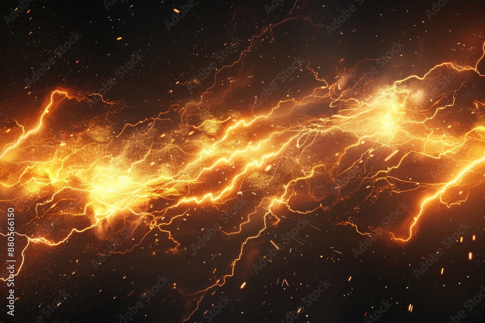 Poster close-up shot of flames with dark background