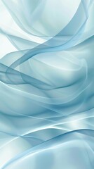 Fototapeta premium Abstract blue wave design background flowing in smooth lines and shapes, ideal for technology, energy, science and healthcare projects