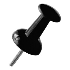 Paper pin png sticker, office stationery, transparent background