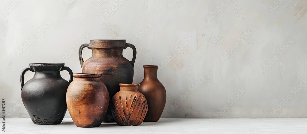 Poster Pottery displayed on a white background with ample copy space image