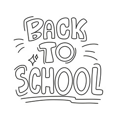 Back to school black&white 