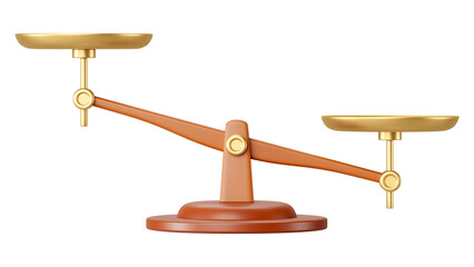 Weighing scale png 3D element, transparent background