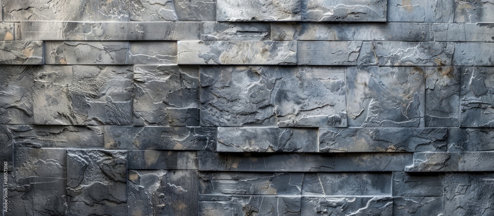 Leinwandbilder Wall structure with a textured background like a grunge canvas mimicking gray stone or concrete perfect for a backdrop in photos requiring copy space image