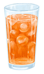 Iced lemon tea png sticker, transparent background