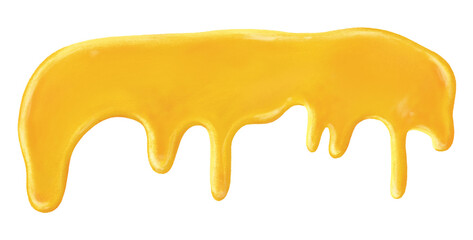 Melting caramel png texture, transparent background