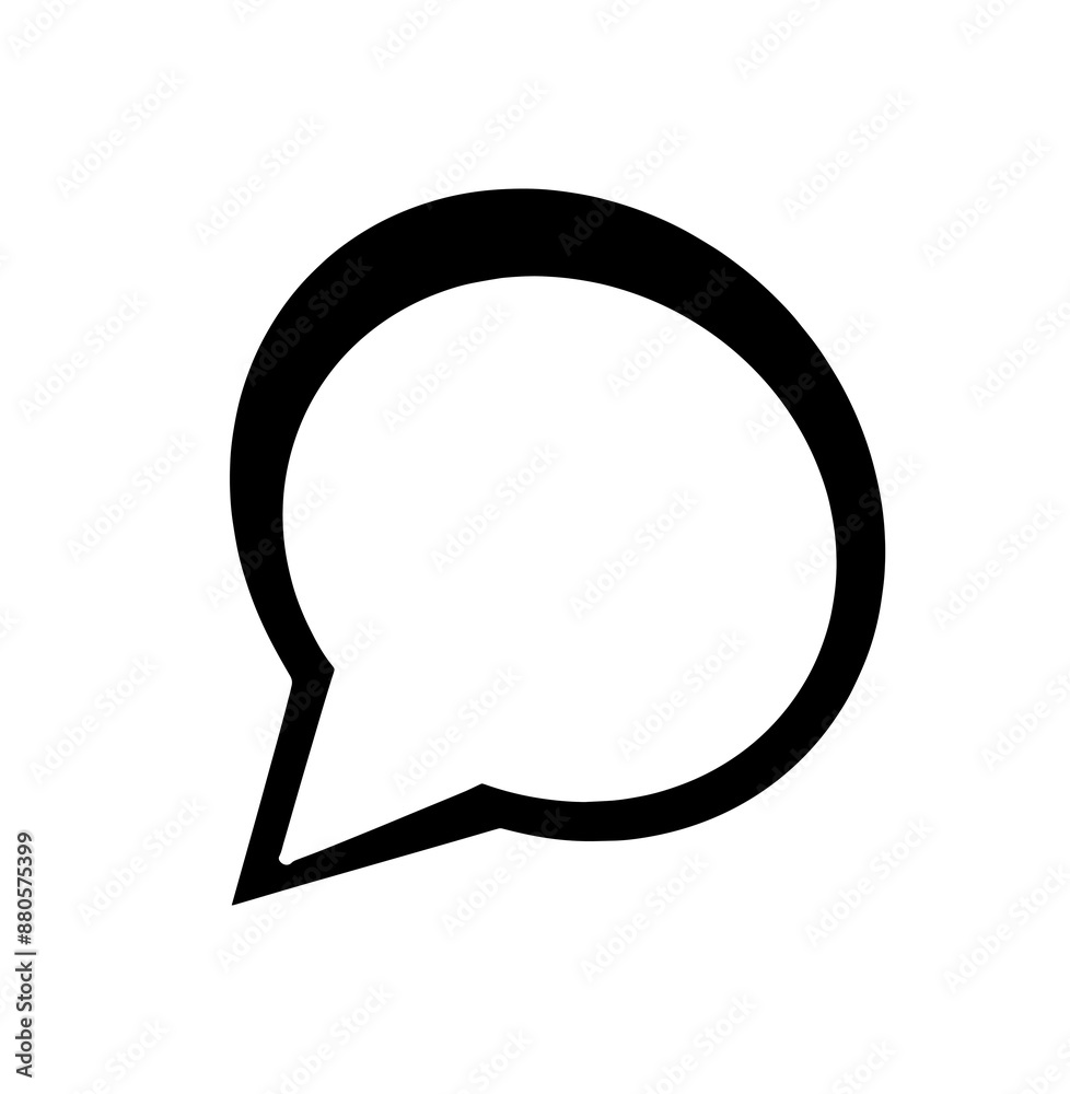 Poster speech bubble png retro psychedelic, transparent background