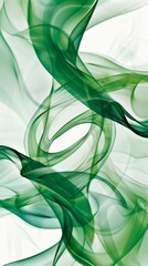 Swirling green lines create a modern, energetic pattern with vibrant hues blending seamlessly. Dynamic flow adds motion, making a captivating visual experience