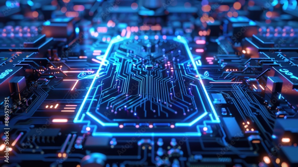 Aufkleber a detailed view of a computer's internal components