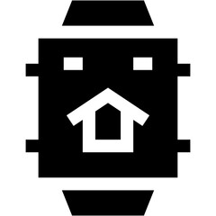 Vector Icon smart watch, electronics, device, control, technology