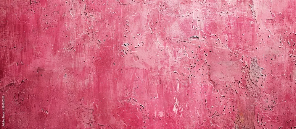 Poster Rustic minimalist design on a pink background with a textured look perfect for adding copy space image