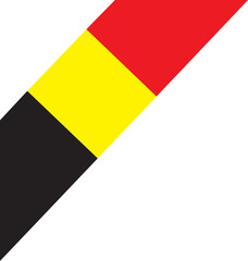 Belgium Flag Tilted