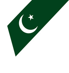 Pakistani Flag Tilted