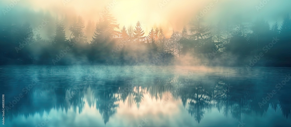 Fototapete long exposure photography featuring a blurred background and selective focus creates a mesmerizing v