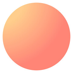 Colorful round gradient element transparent png