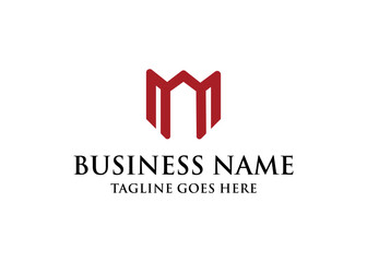 abstract home and doors logo design symbol