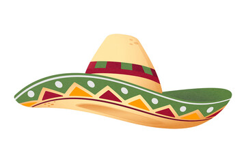 Mexican hat png clipart, party accessory on transparent background
