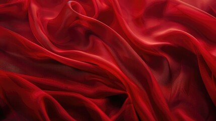 Obraz premium Red fabric background