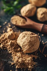 A scoop of nutmeals sits next to another, perfect for comparing or sharing