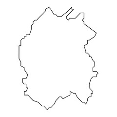 Rio Grande map, administrative division of Puerto Rico. Vector illustration.