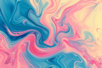 Obraz premium A marbled paper texture, combining swirling colors for an artistic and fluid background.